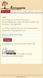 Mobile Screenshot of antiquario.de